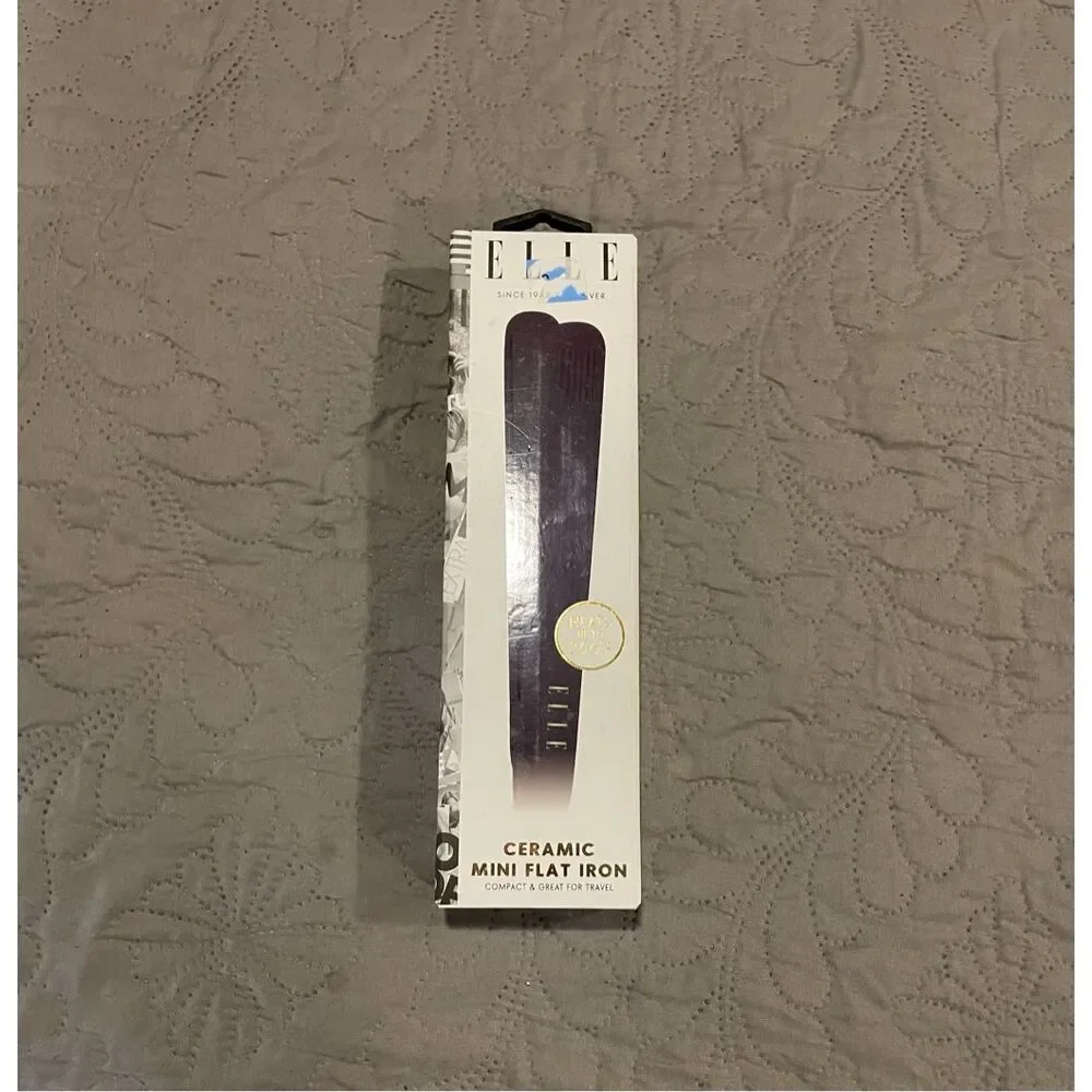 Elle Mini Ceramic Flat Iron New 356° Short Hair